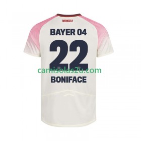 Camisolas de futebol Bayer 04 Leverkusen Victor Boniface 22 Equipamento Alternativa 2025/26 Manga Curta
